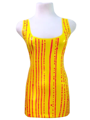 Basic Latex Dress, Tropical Y&M