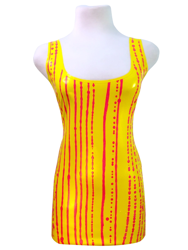 Basic Dress Tropical Y&M A Basic Latex Dress, Tropical Y&M // From Stock