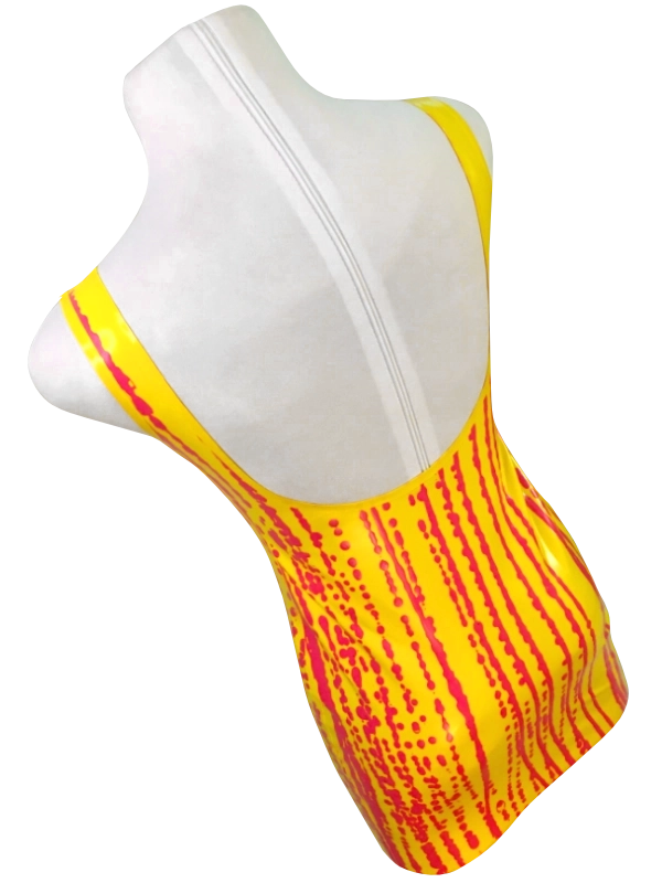 Basic Dress Tropical Y&M C Basic Latex Dress, Tropical Y&M // From Stock