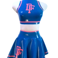 Cheerleader Uniform, Blue & Pink