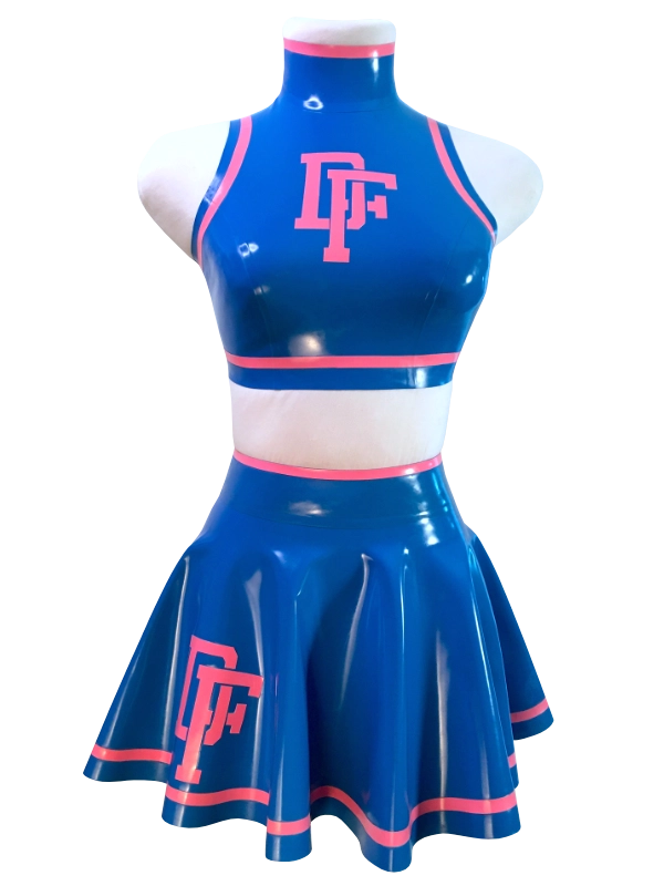 Cheerleader Uniform, Blue & Pink