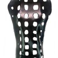 H.R. Latex Draw, Black Sleeveless T-Shirt