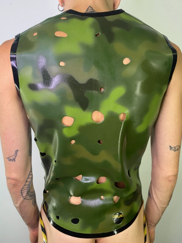 H.R. Latex Draw, Camo Sleeveless T-Shirt