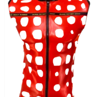 H.R. Latex Draw, Red Sleeveless T-Shirt