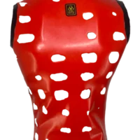 H.R. Latex Draw, Red Sleeveless T-Shirt