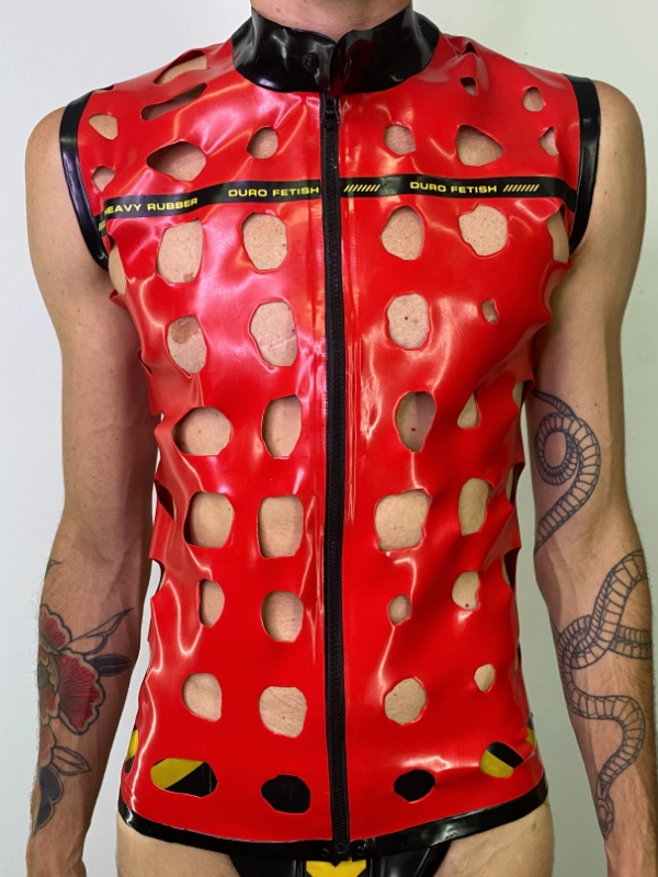 H.R. Latex Draw, Red Sleeveless T-Shirt