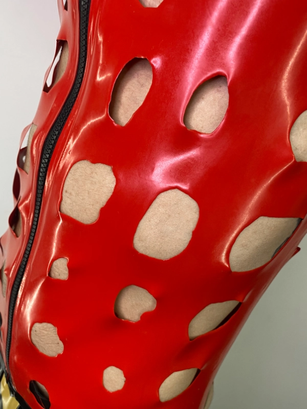 H.R. Latex Draw, Red Sleeveless T-Shirt