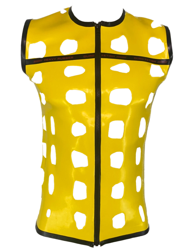 H.R. Latex Draw, Yellow Sleeveless T-Shirt