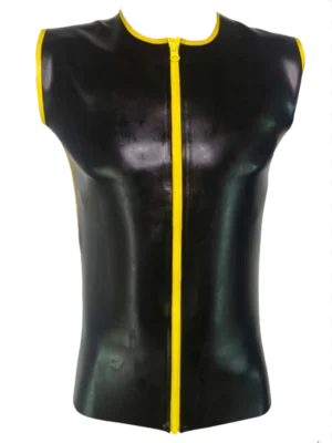 Latex Men's Sleeveless T-Shirt with 2 Stripes, R.T.S.