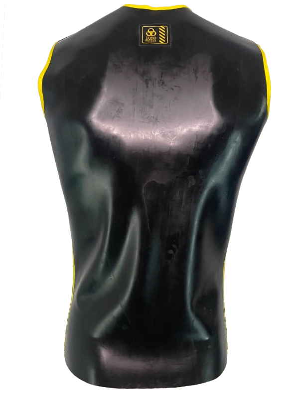 LATEX Men Sleeveless B&Y 3 Latex Men's Sleeveless T-Shirt with 2 Stripes