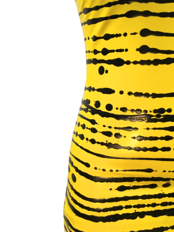 Tropical Y&B Halter E Halter neck latex dress, Tropical Y&B // From Stock