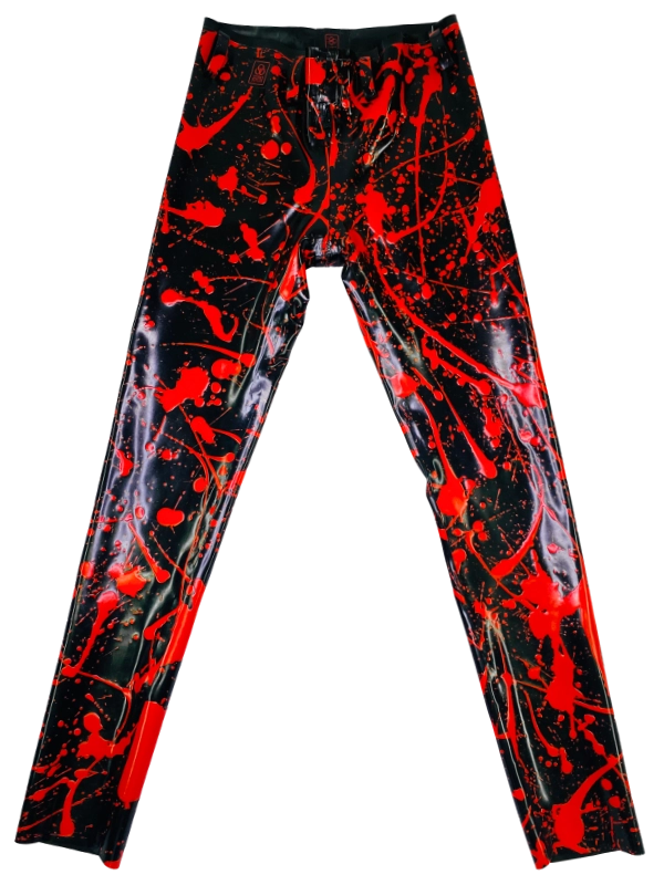 Jean Bleachers, Black & Red, Street Punk Style