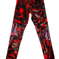 Jean Bleachers, Black & Red, Street Punk Style