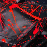 Jean Bleachers, Black & Red, Street Punk Style