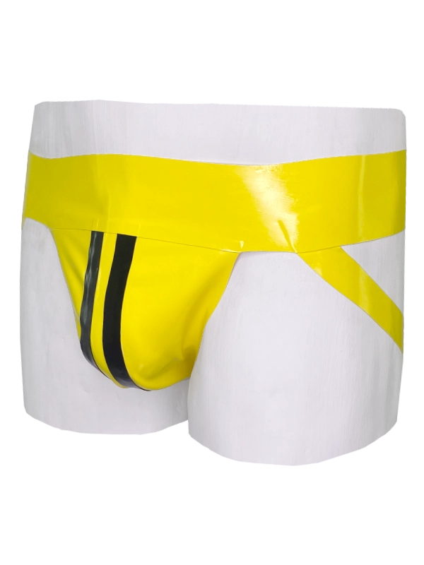 Jockstrap Yellow & 2 Black Stripes // From Stock