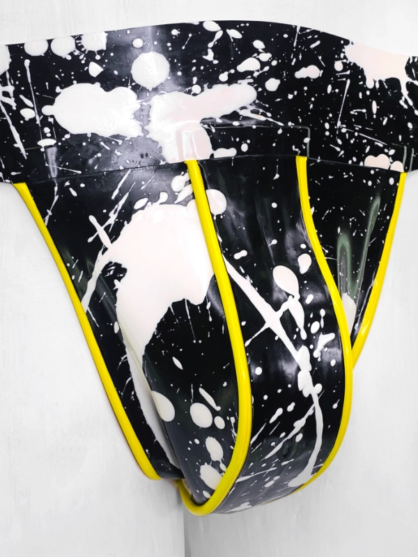 Jockstrap Bleachers, Black & Yellow // From Stock