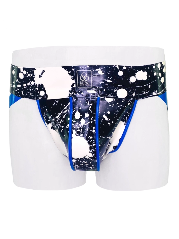 jockstrap BLEACH NEGRO Y AZUL A Jockstrap Bleachers, Black & Blue // From Stock
