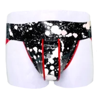 Jockstrap Bleachers, Black & Red // From Stock