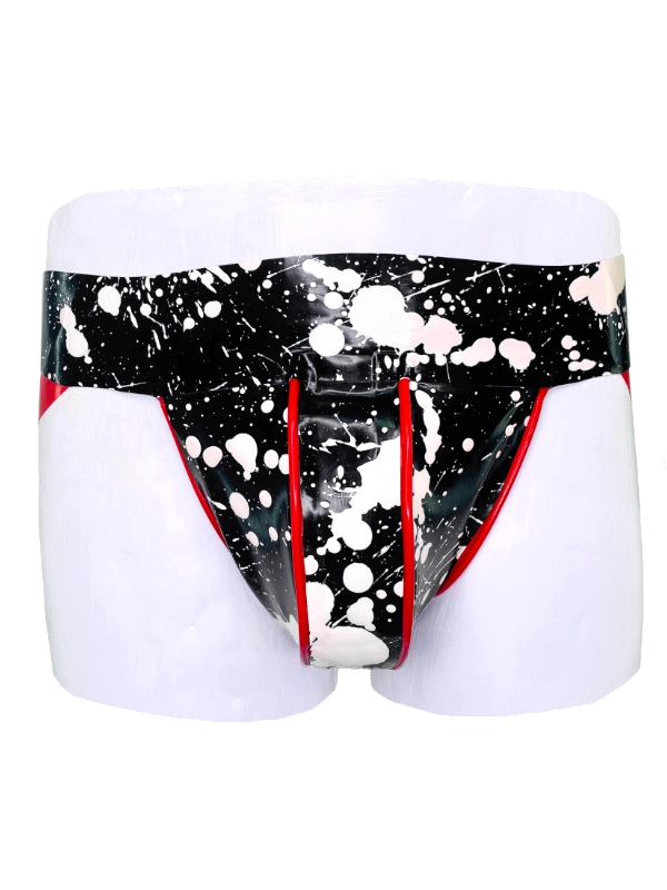 Jockstrap Bleachers, Black & Red // From Stock