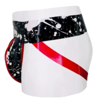 Jockstrap Bleachers, Black & Red // From Stock