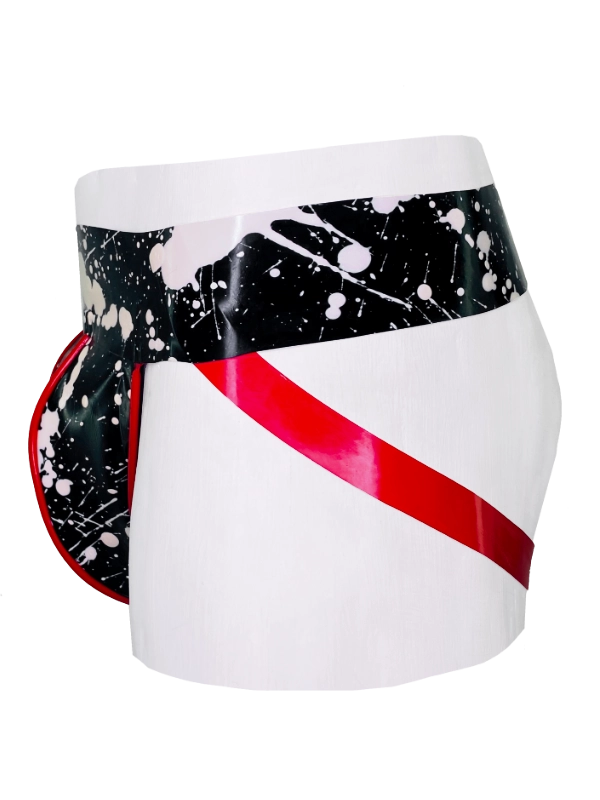 Jockstrap Bleachers, Black & Red // From Stock