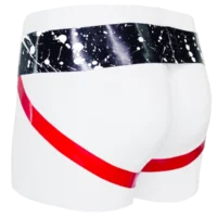 Jockstrap Bleachers, Black & Red // From Stock