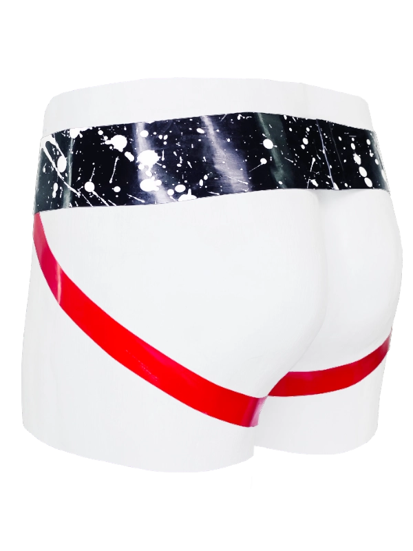 Jockstrap Bleachers, Black & Red // From Stock