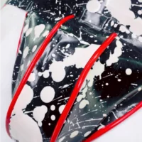 Jockstrap Bleachers, Black & Red // From Stock