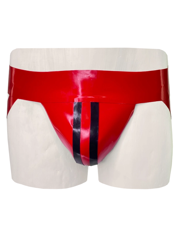 Jockstrap Red & 2 Black Stripes // From Stock