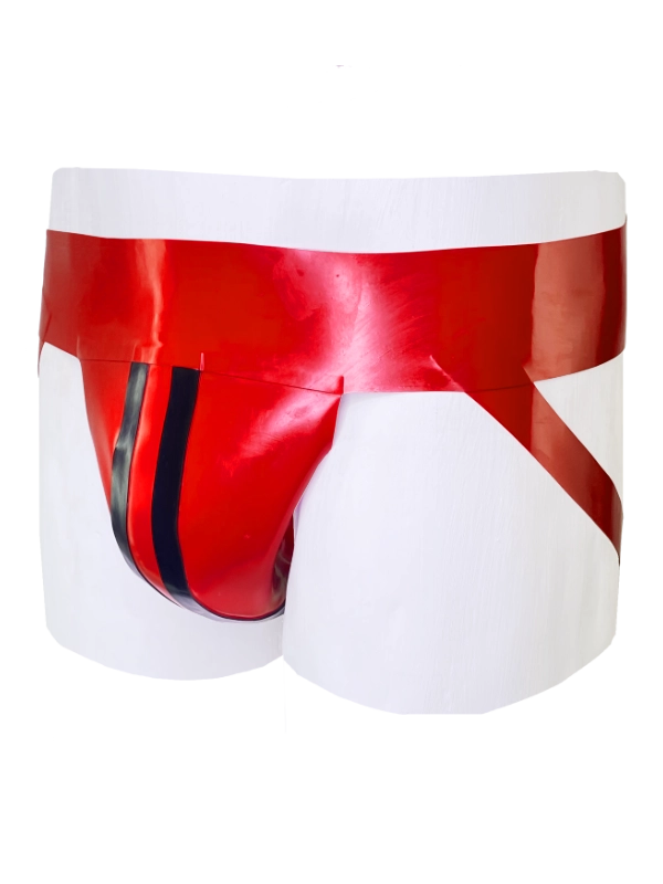 Jockstrap Red & 2 Black Stripes // From Stock