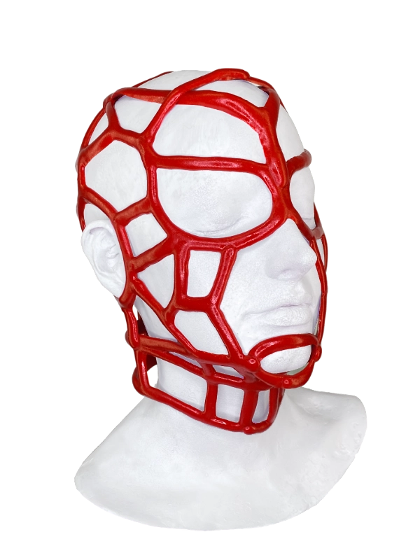 Brea mask organic Red 2 B Brea Mask 2, Red