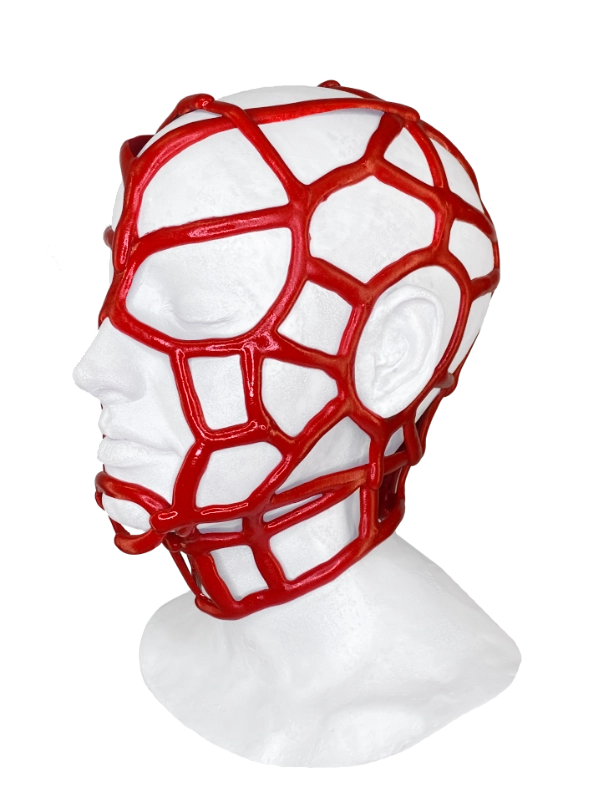 Brea mask organic Red 2 C Brea Mask 2, Red