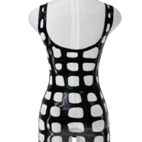 H.R. Latex Draw, Black Dress // From Stock