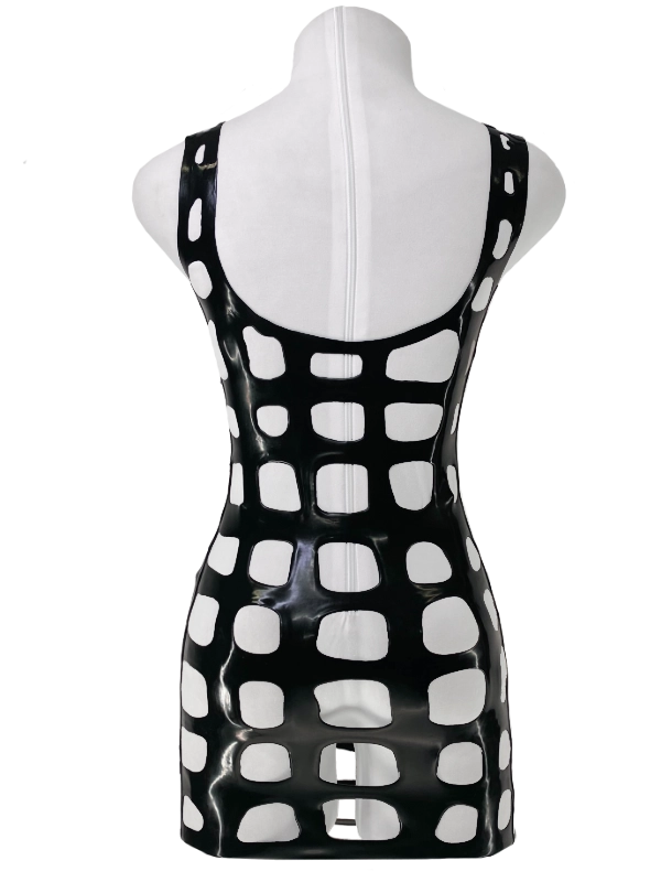 H.R. Latex Draw, Black Dress // From Stock