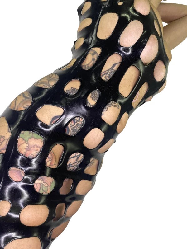 H.R. Latex Draw, Black Dress // From Stock