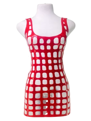 H.R. Latex Draw, Red Dress