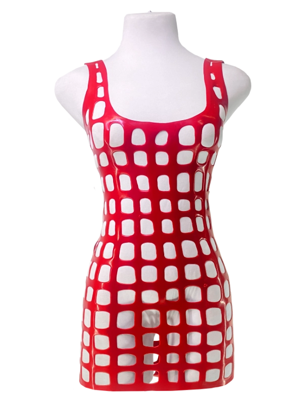 H.R. Latex Draw, Red Dress // From Stock