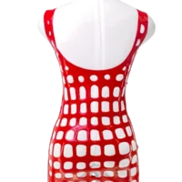 H.R. Latex Draw, Red Dress // From Stock