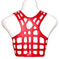 Draw Top Red B H.R. Latex Draw, Red Top // From Stock