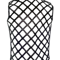 Sleeveless T-Shirt with Zip, Brea Diamond 2 Sleeveless T-Shirt with Zip, Brea Diamond