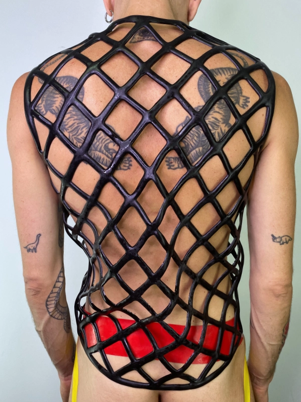 Sleeveless T-Shirt with Zip, Brea Diamond B Sleeveless T-Shirt with Zip, Brea Diamond